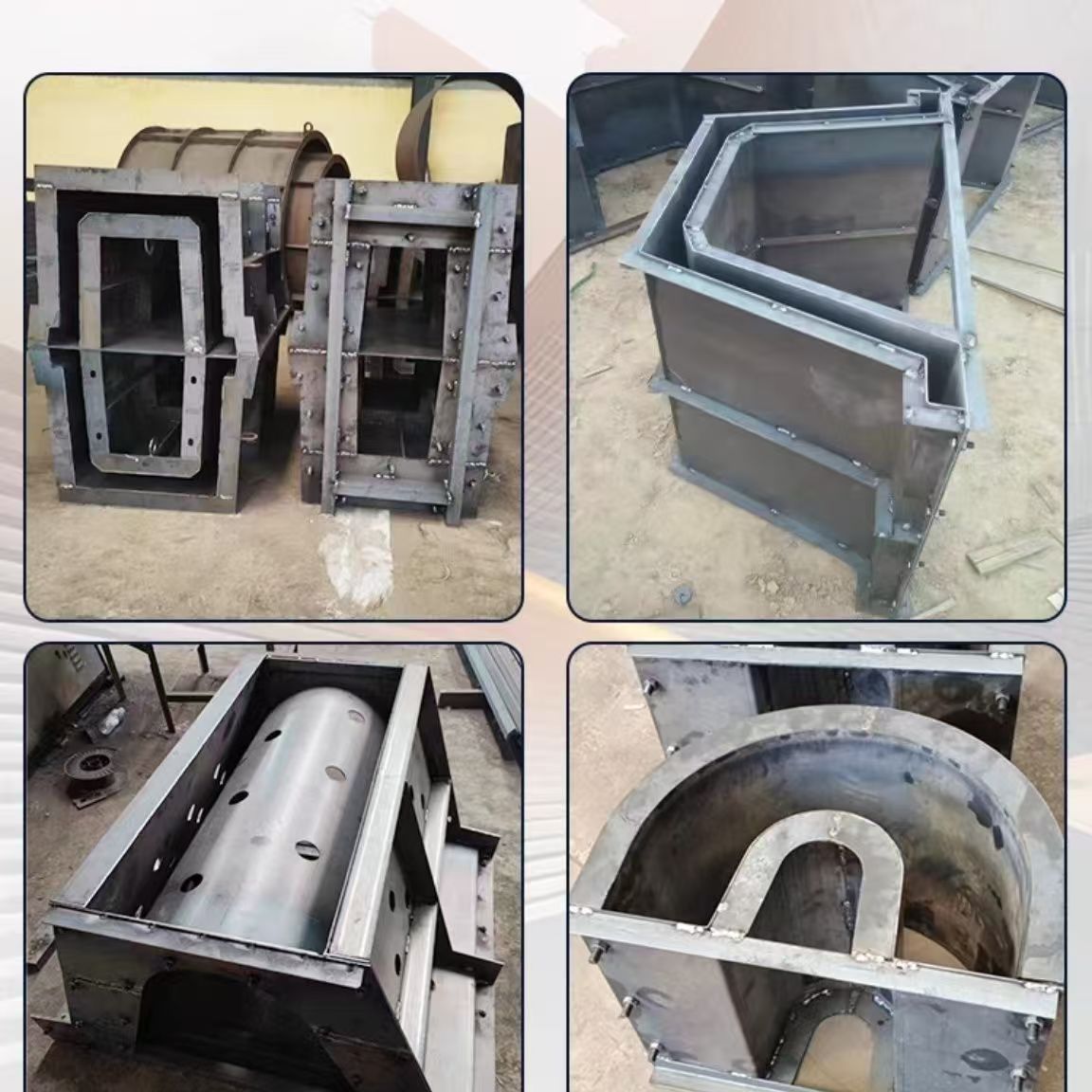 流水槽钢模具 矩形槽钢模具