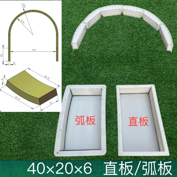 弧形板